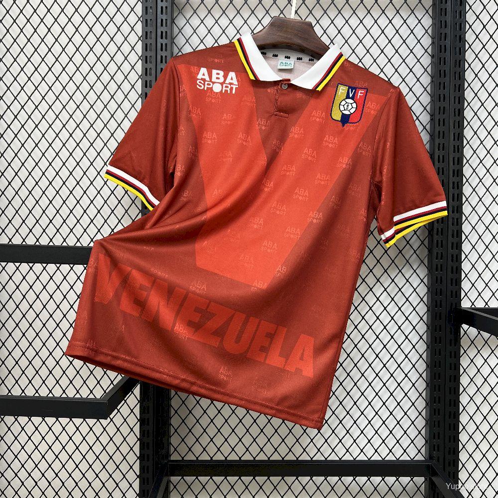 Camiseta de fútbol Venezuela 1998 LOCAL MANGA CORTA VERSION FAN